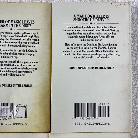 Vintage Longarm Action Western Romance Novel x4 - Picture 8 of 14